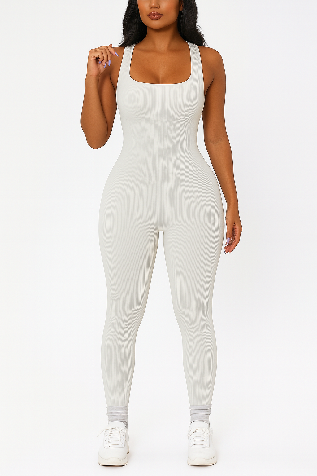 ContourFit Ribbed Jumpsuit