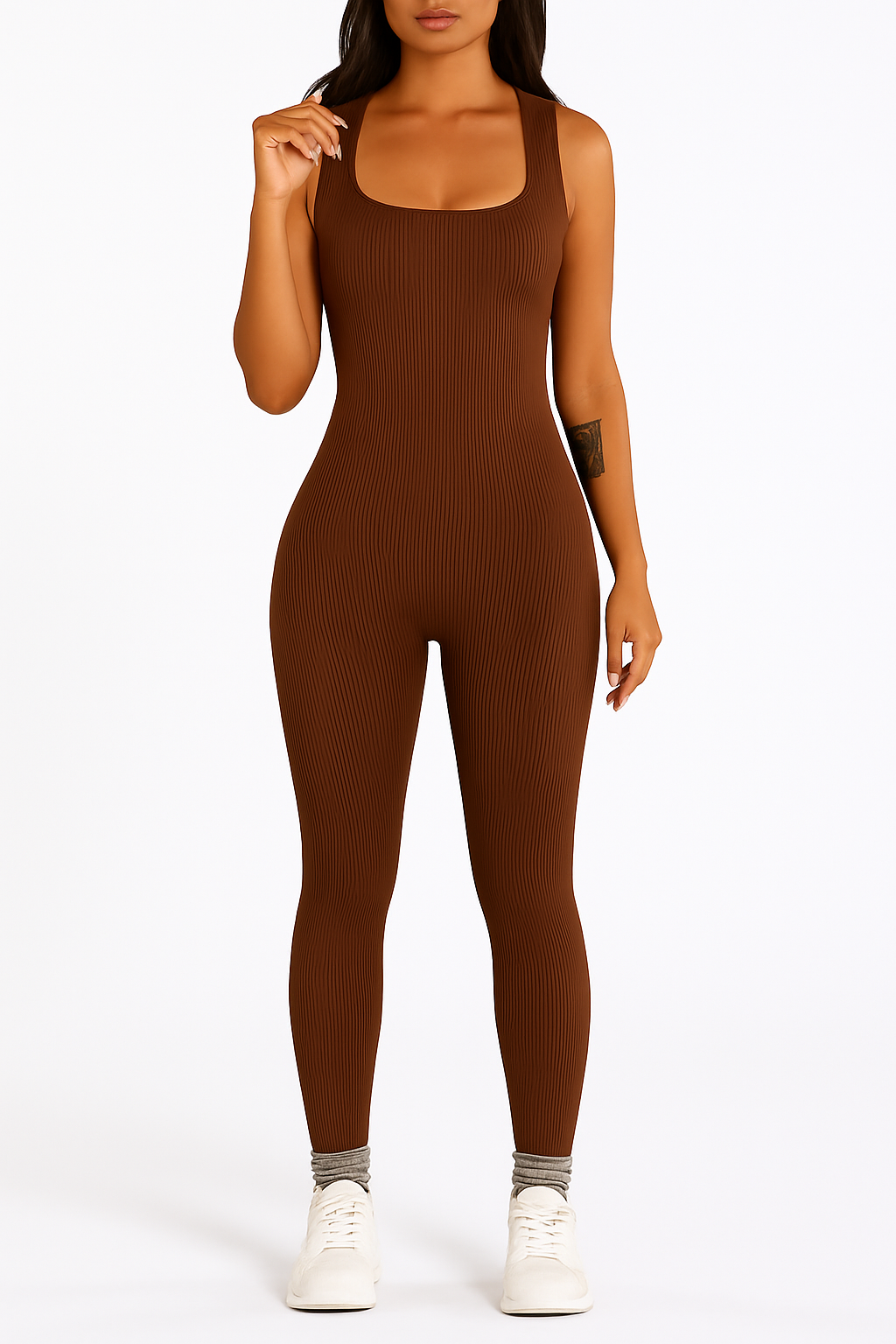 ContourFit Ribbed Jumpsuit